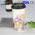 printed take away paper cup use in beverage and coffee